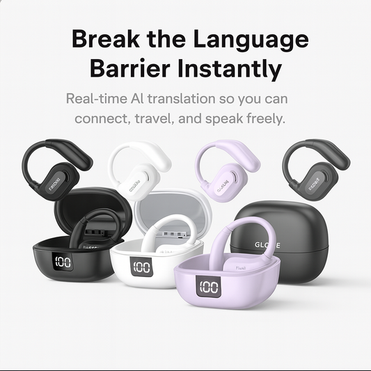 GlobeTalk™ AI Translator Earbuds