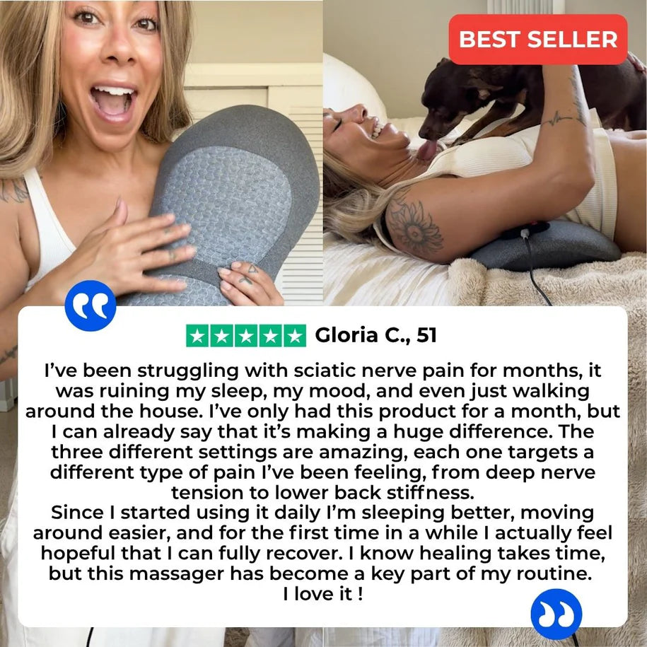 BackRelief™ 3-in-1 Therapy Massager