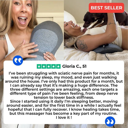 BackRelief™ 3-in-1 Therapy Massager